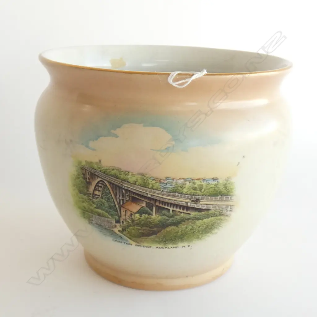 SHELLEY JARDINIERE - GRAFTON BRIDGE H. 150 DIA 160MM Image 1++