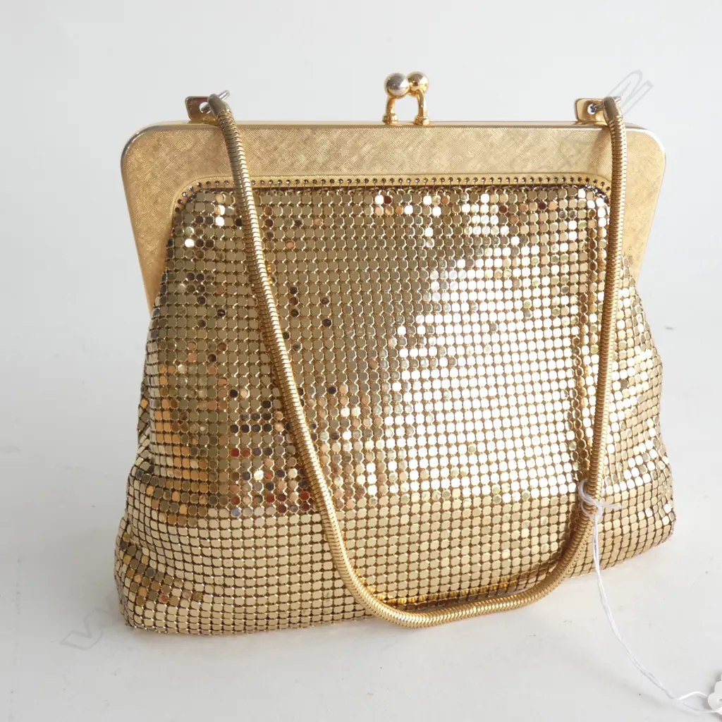 GOLD VINTAGE ORITON PURSE Image 1++