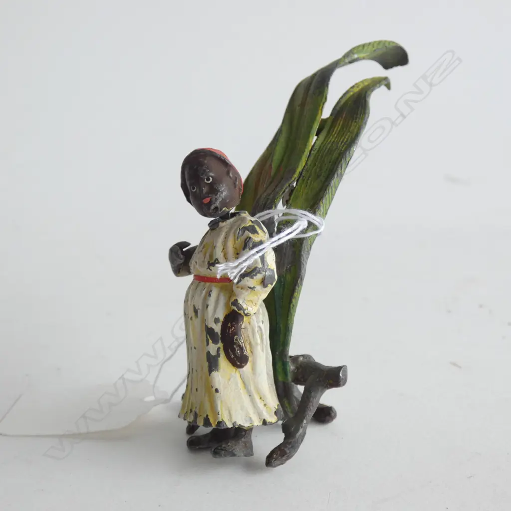FRANZ BERGMAN TYPE OLD PAINTED LEAD FIGURE Image 1++