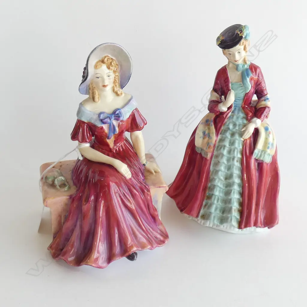 2 PARAGON FIGURINES; 'LADY MELANIE' & 'LADY URSULA' H.180mm Image 1++