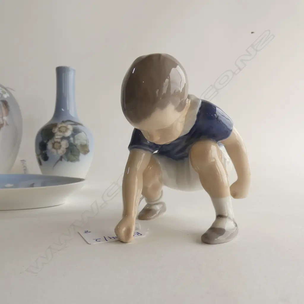 8 PCES ROYAL COPENHAGEN / B&G INCL. GINGER JAR & BOY Image 1++