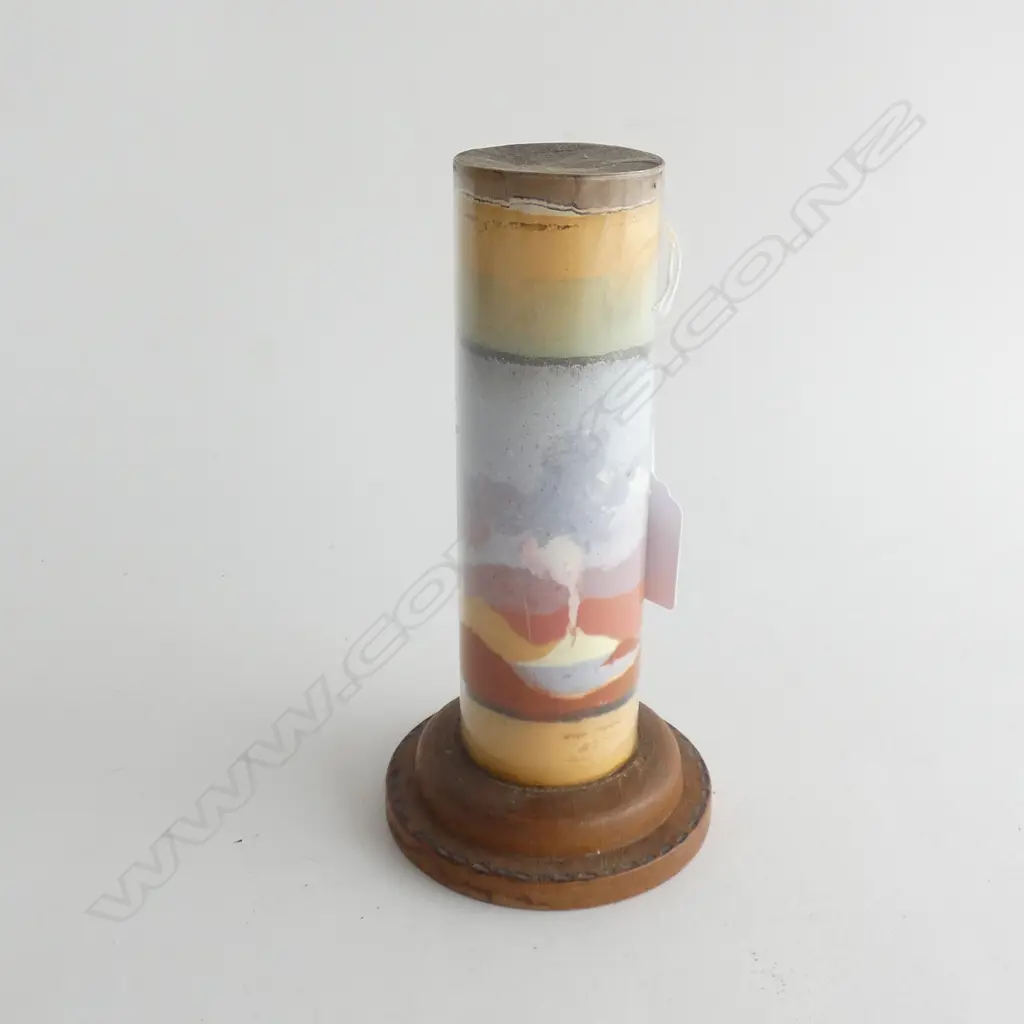 'KIA-ORA FROM ROTOROA N.Z' COLOURED SAND PICTURE... Image 1++