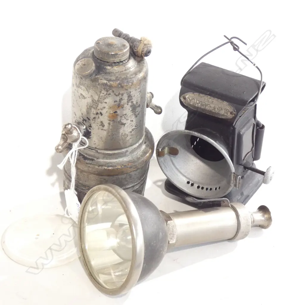 3 LANTERNS; BICYCLE ETC H.160mm Image 1++