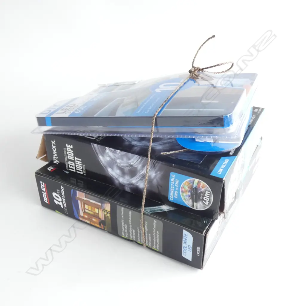 3 NEW OUTDOOR LED ROPE LIGHTS. 2x10m. 1X8m Image 1++