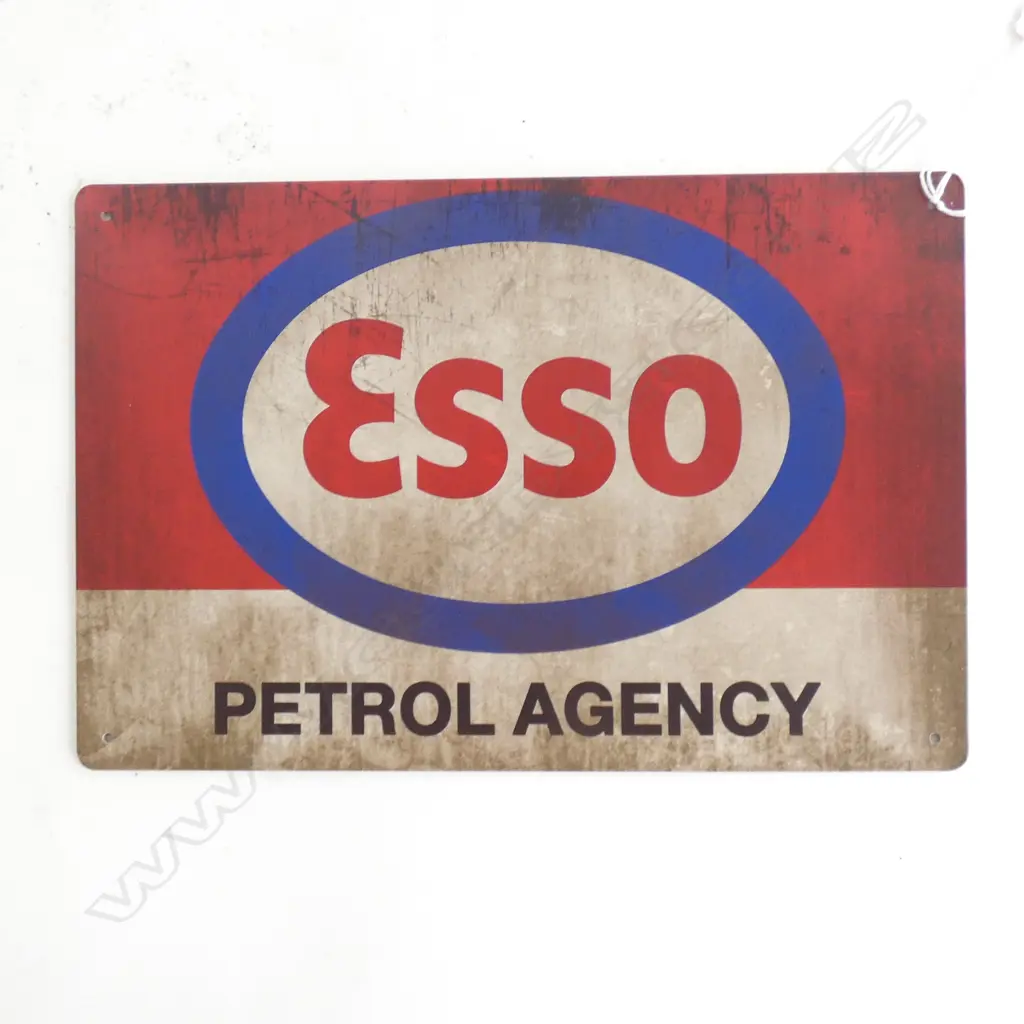 REPRO ESSO TIN SIGN 200 X 300mm Image 1++