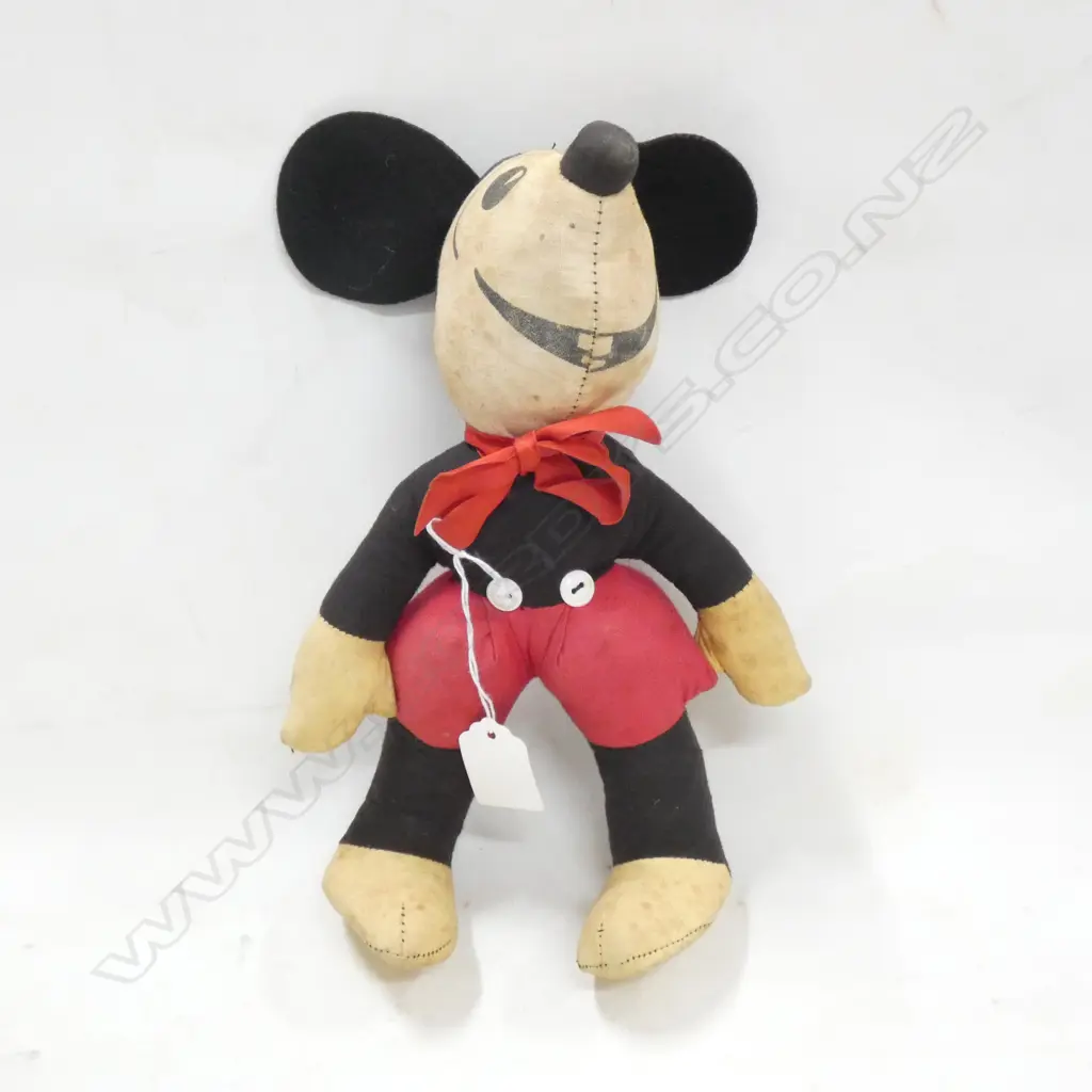 VINTAGE MICKEY MOUSE SOFT TOY H.260mm Image 1++