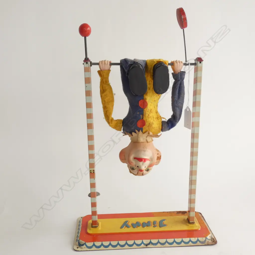 TIN PLATE ACROBAT 'JIMMY' TOY H.380mm a/f Image 1++