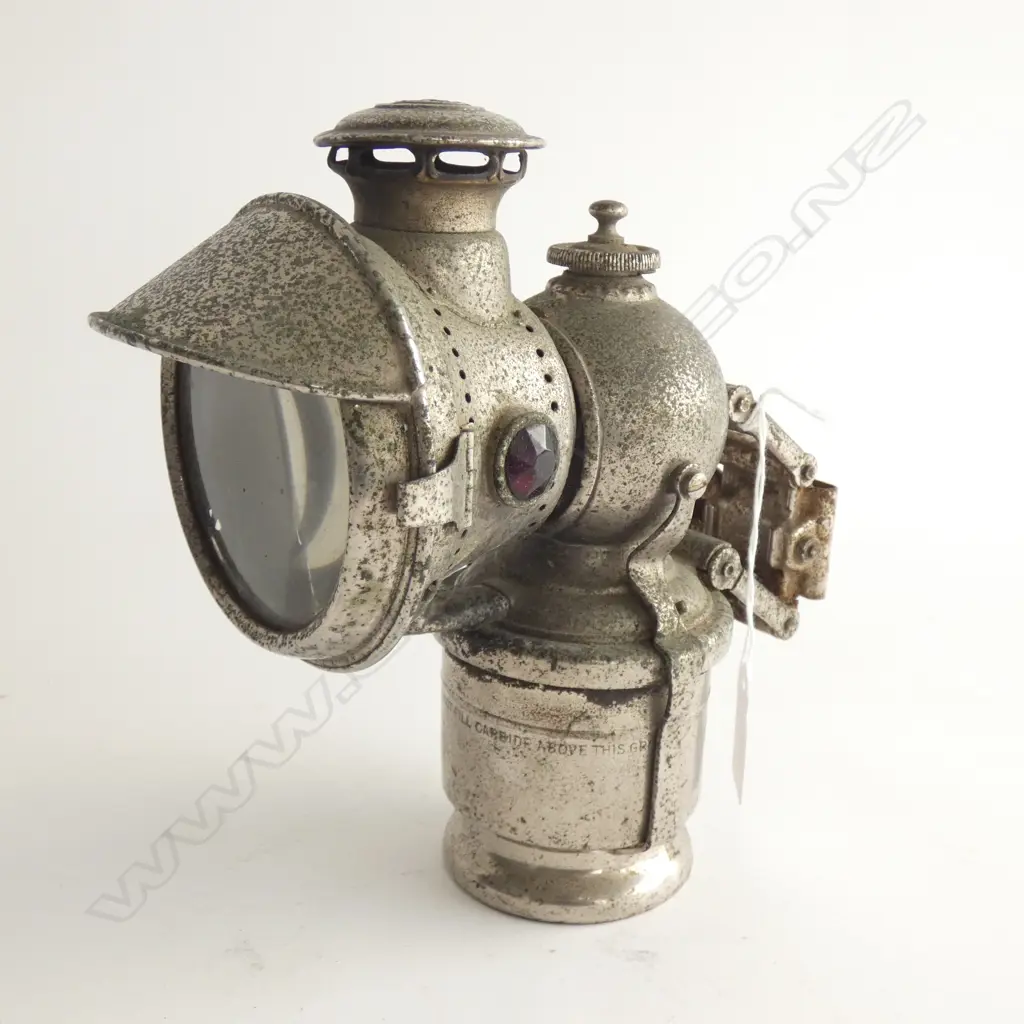 LUCAS 'ACETYPHOTE' CYCLING LAMP C.1910 H.200mm Image 1++