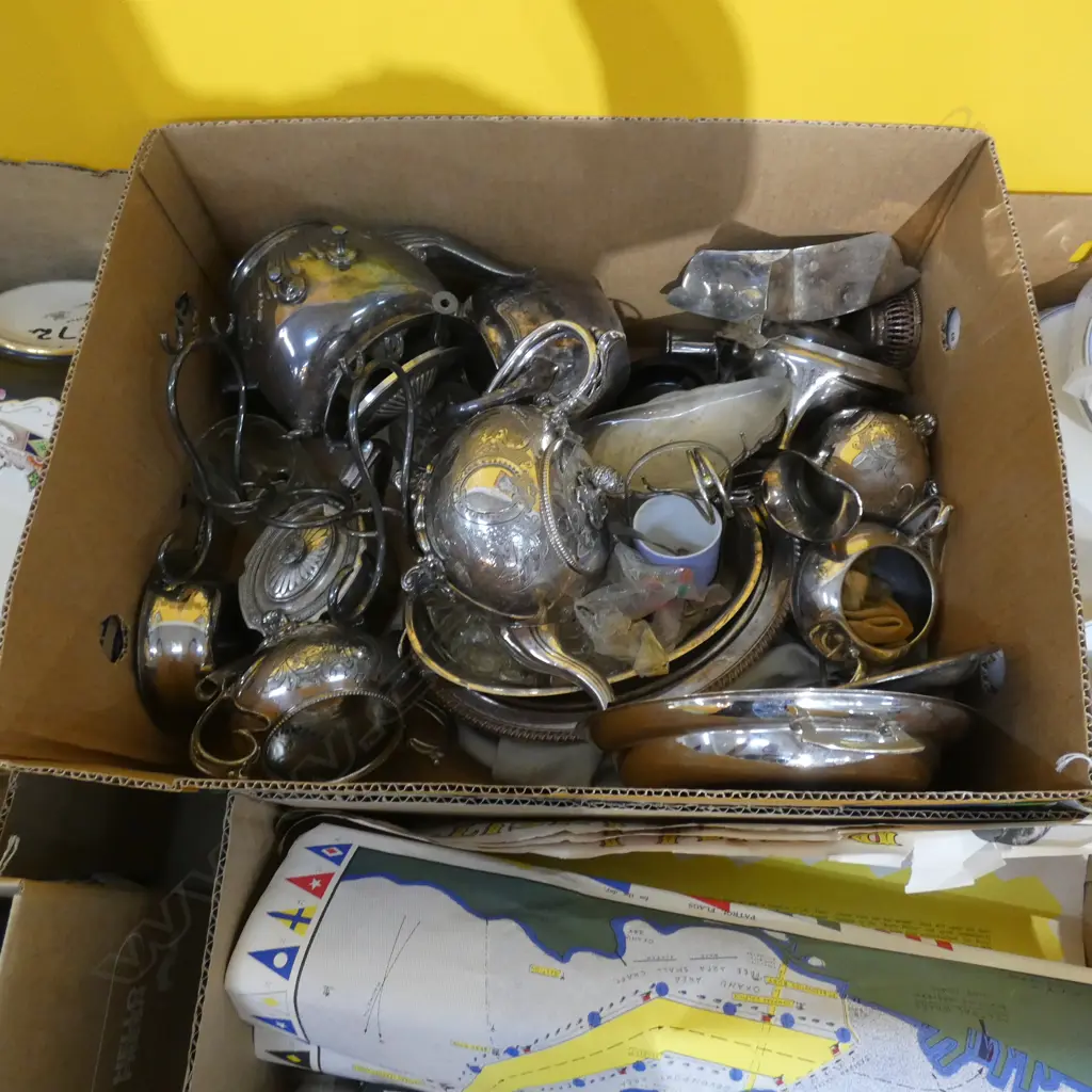 BOX LOT ASST. EPNS ETC Image 1++