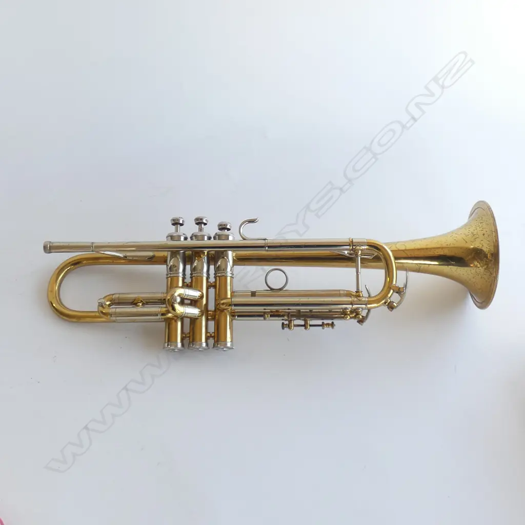 VINTAGE RUDY MUCK BRASS TRUMPET IN CASE  Image 1++