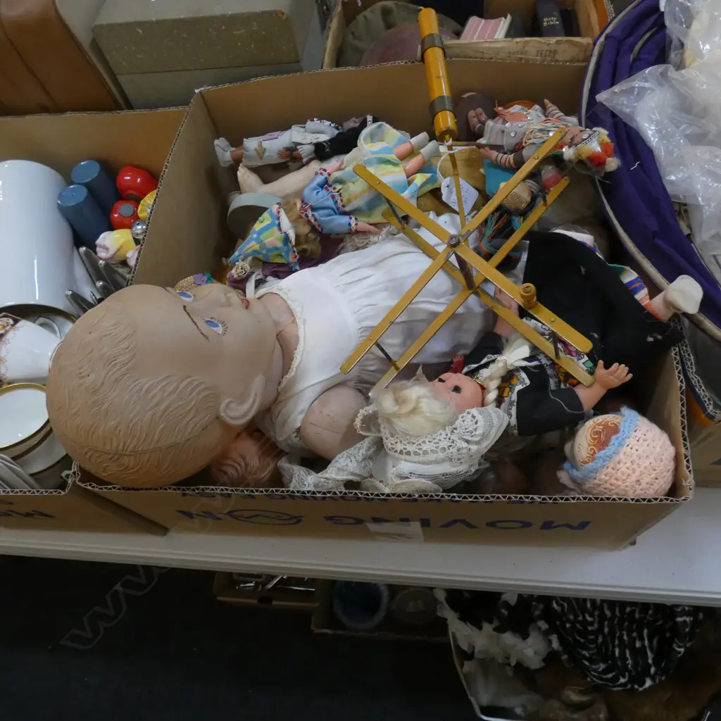 BOX LOT ASST. DOLLS Image 1++