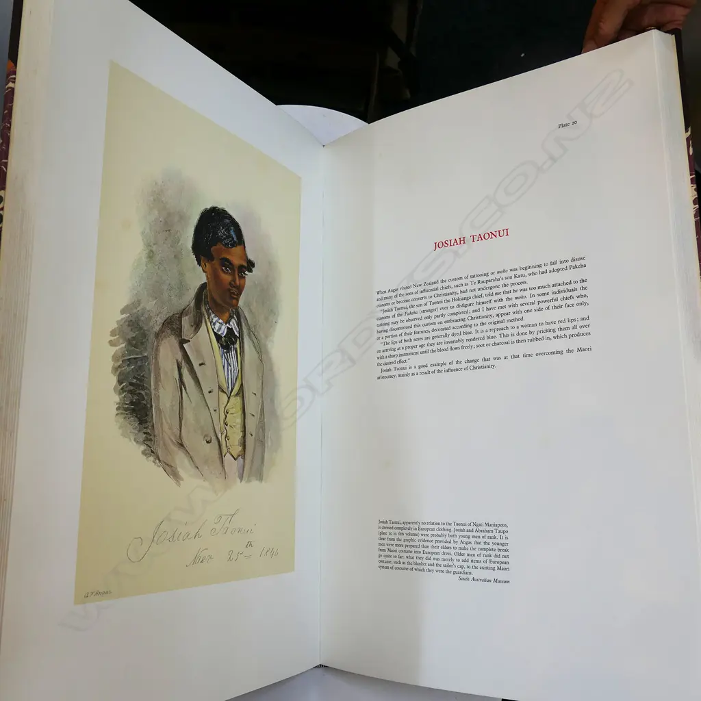 'PORTRAITS OF THE NZ MAORI' BY G F ANGAS... Image 1++