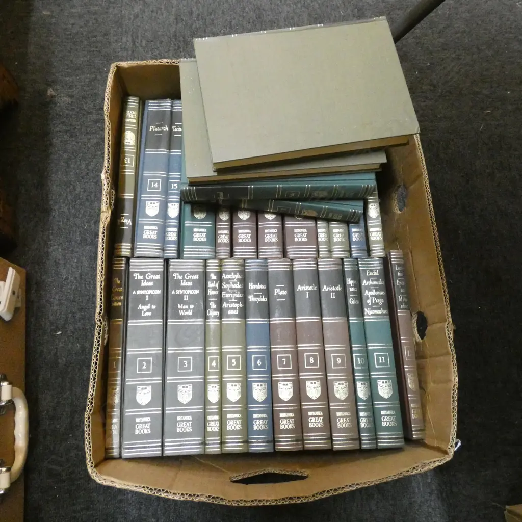 BOX LOT BRITTANICA - WORLD PHILOSOPHERS Image 1++