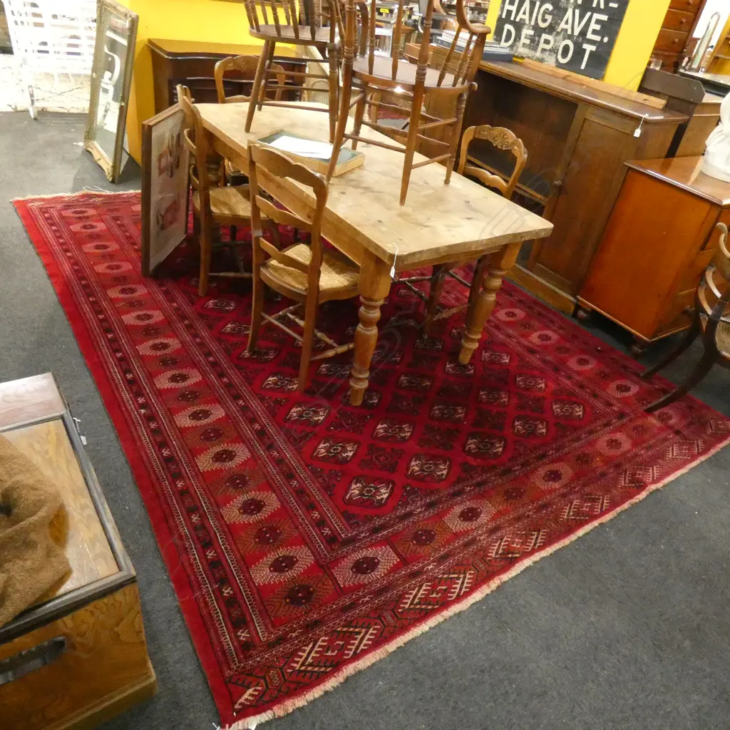 LARGE HAND KNOTTED ALL WOOL CARPET... Image 1++