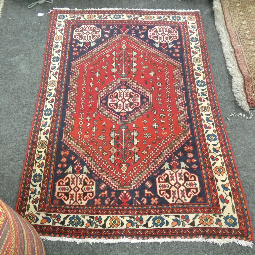 PERSIAN SHIRAZ RUG 150 x 100cm Image 1++