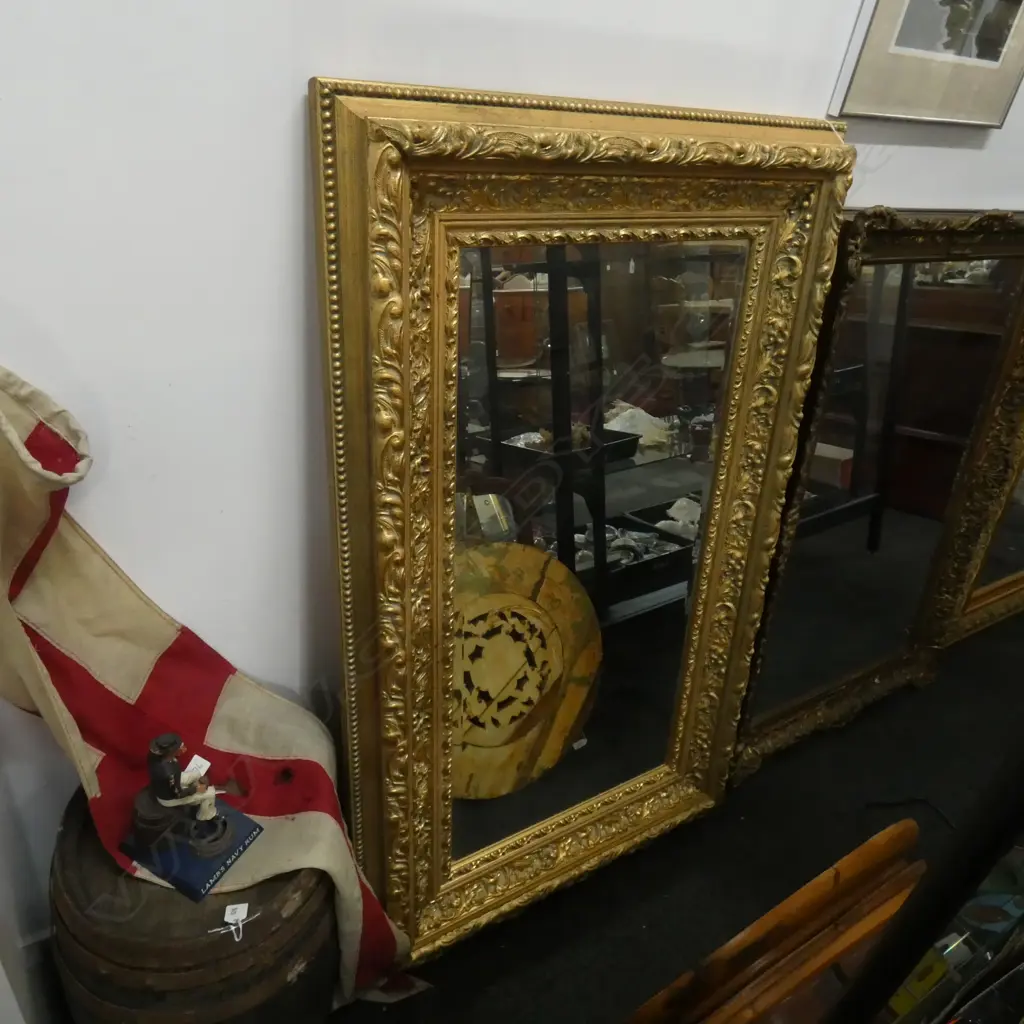 LG GILT FRAMED WALL MIRROR 810 X 1310MM Image 1++