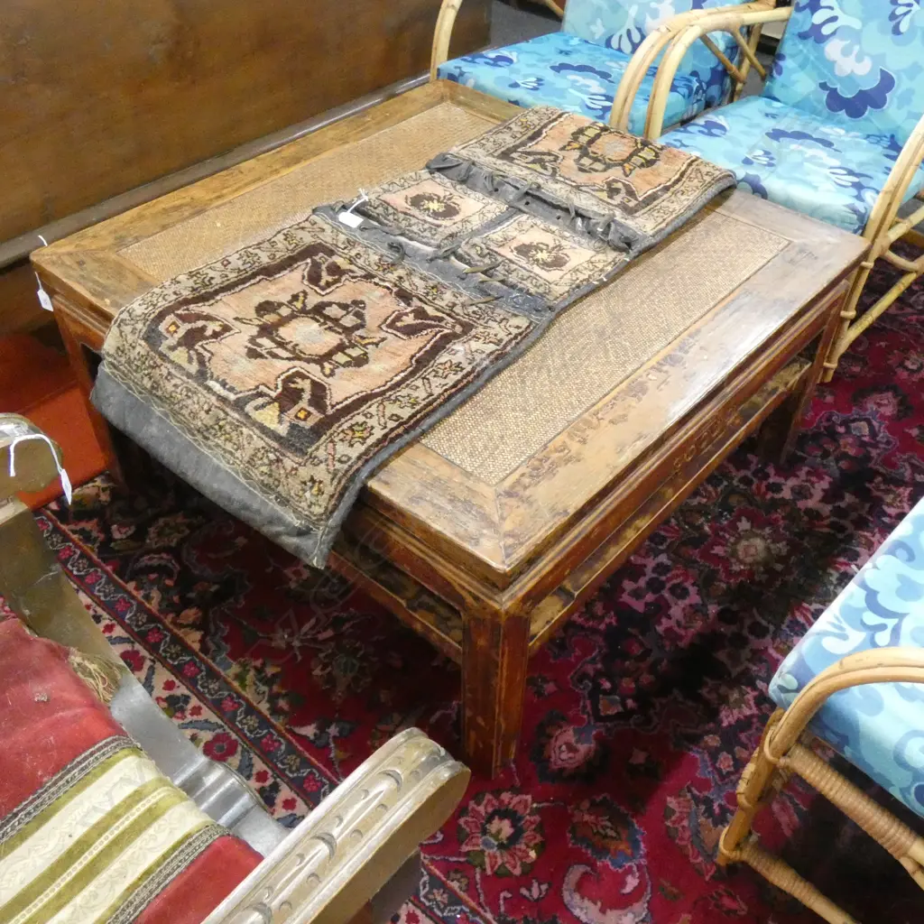 SQUARE ORIENTAL LOW TABLE 945x945mm H.475mm Image 1++