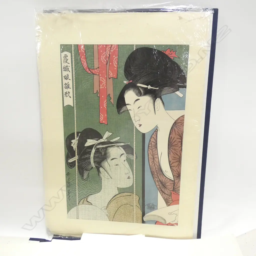3 FOLIOS JAPANESE WOOD BLOCK PRINTS Image 1++