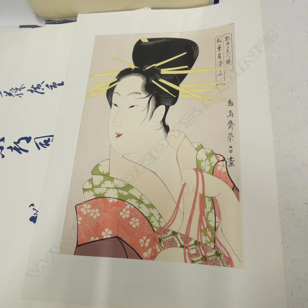 3 FOLIOS JAPANESE WOOD BLOCK PRINTS Image 1++