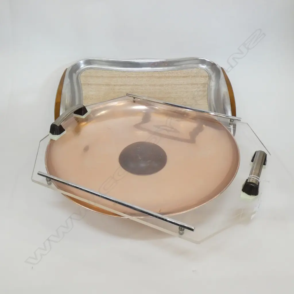 3 TRAYS; RETRO & ART DECO - LARGEST L 425MM Image 1++