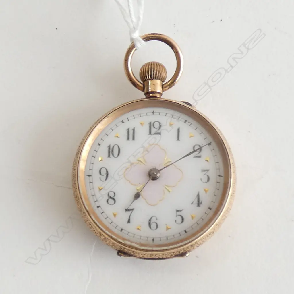 14CT GOLD LADIES POCKET WATCH 35.04gm (INCLUDING MOVEMENT) Image 1++