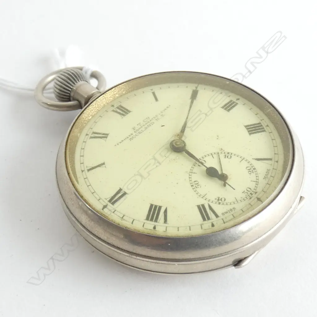 STG SILVER HALF HUNTER FT & CO WATCH Image 1++