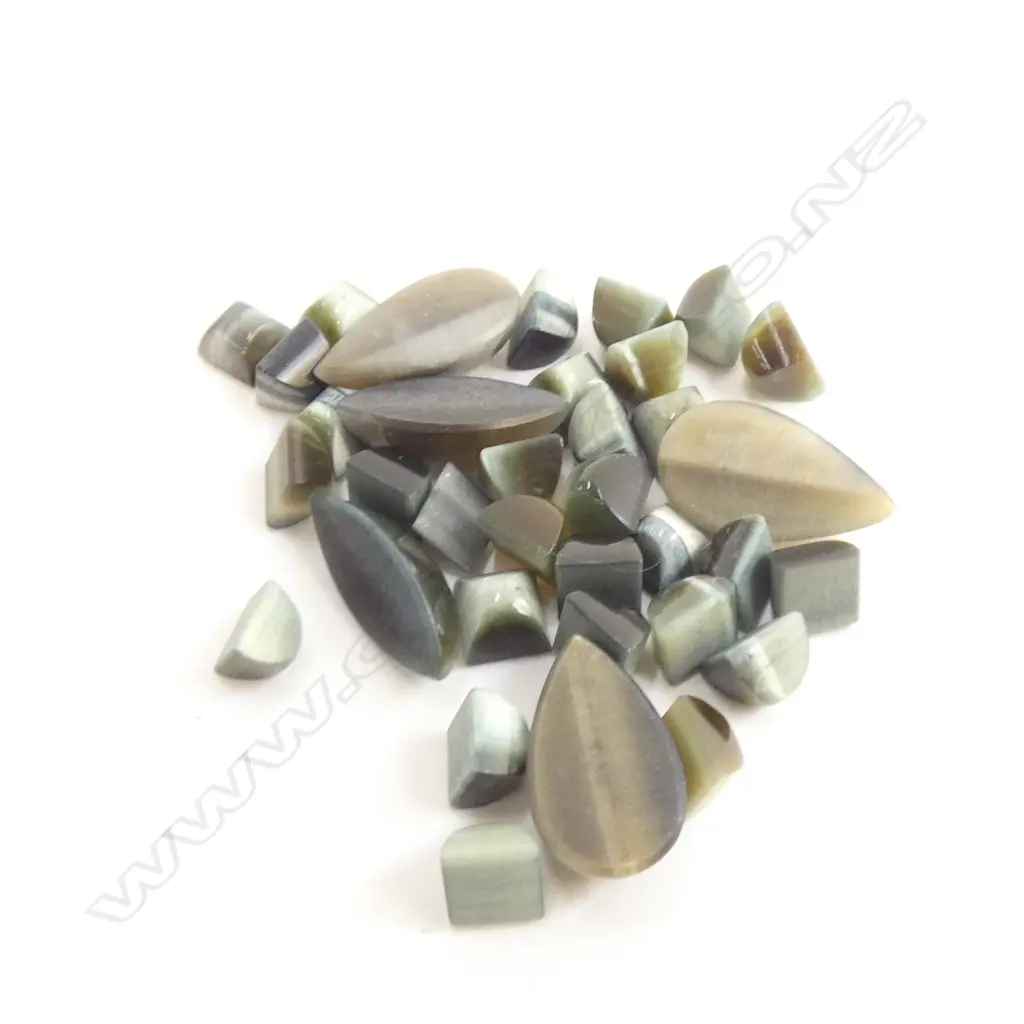 MIXED LOT REAL CAT'S EYE GEMSTONES  Image 1++