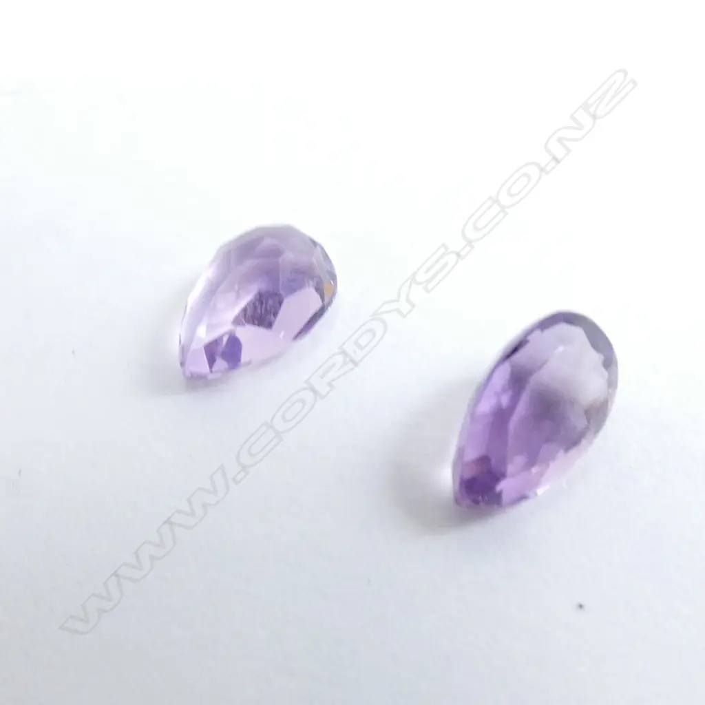 PR DROP SHAPED AMETHYST STONES  3.7CT  Image 1++