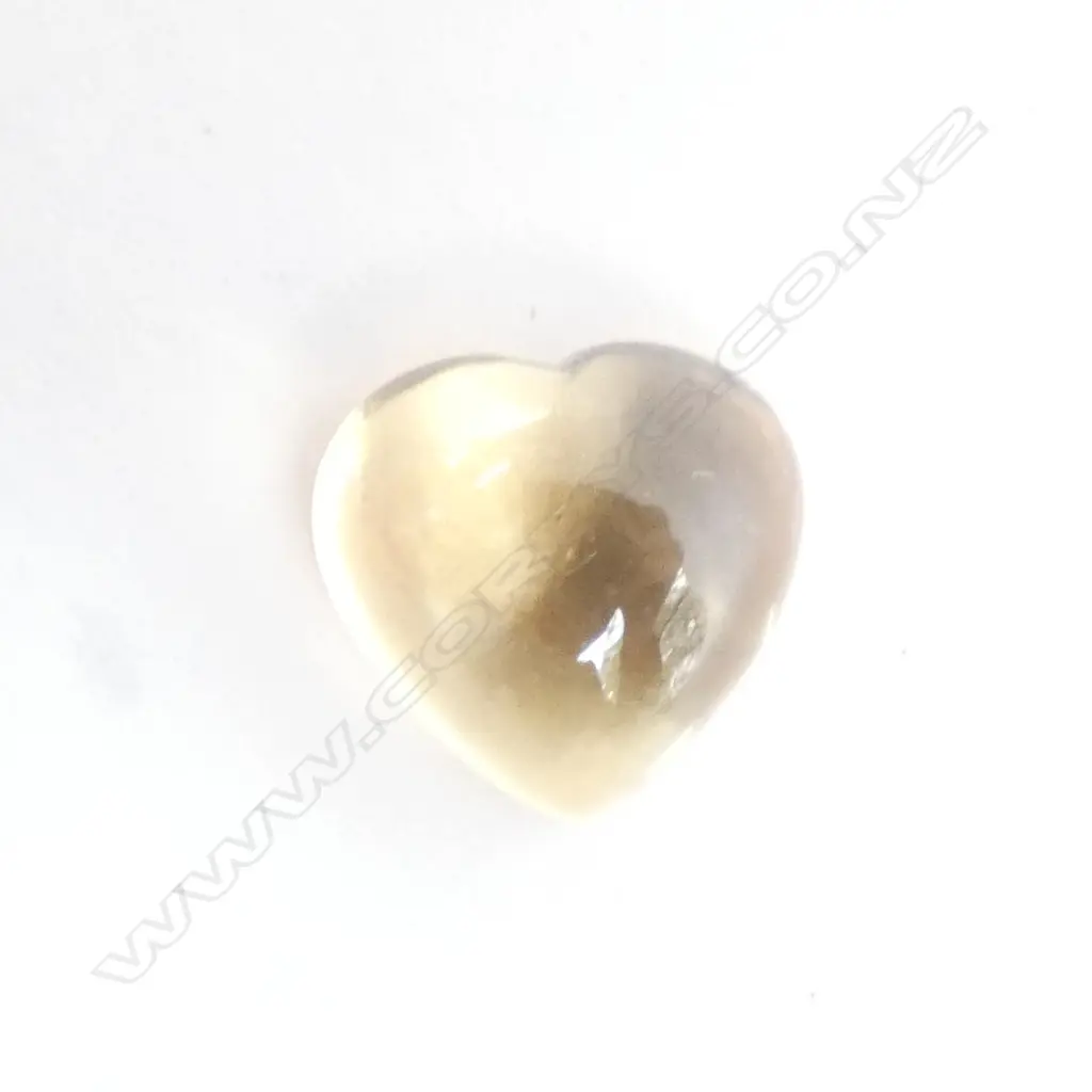HEART SHAPED CITRINE CABOCHON 4.73CT Image 1++