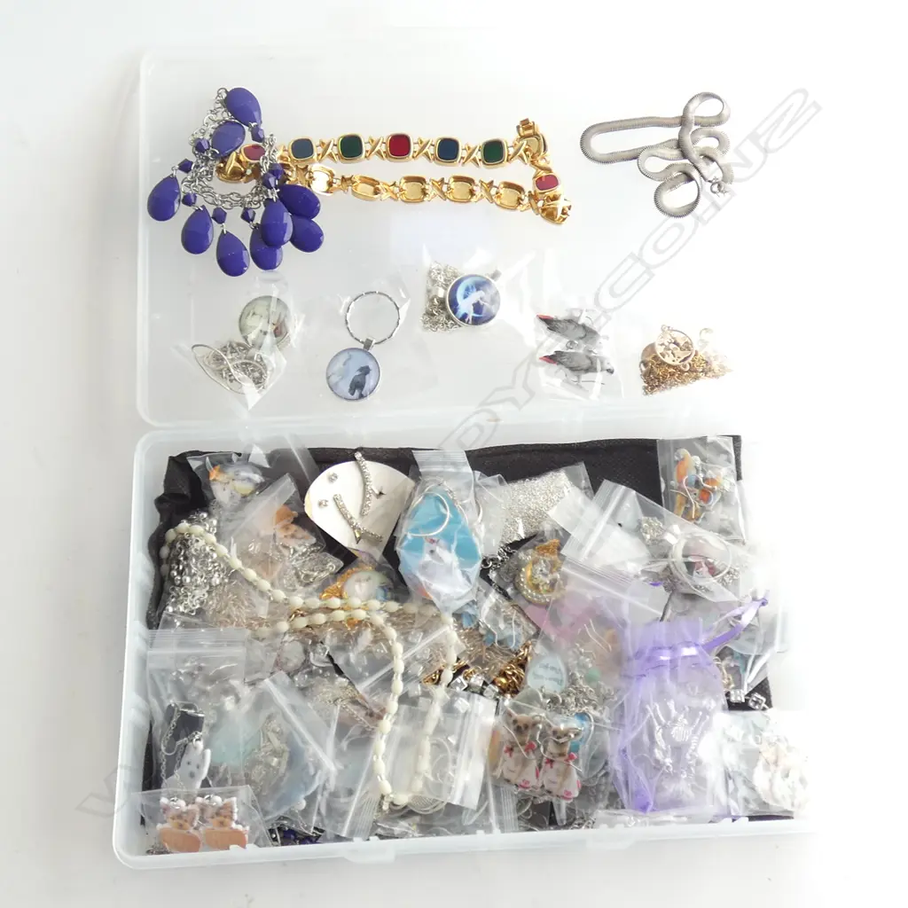 TRAY OF ASST. COSTUME JEWELLERY Image 1++