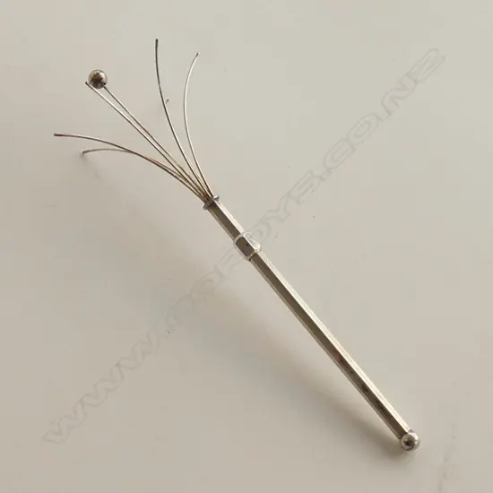 STG SILVER SWIZZLE STICK L.85mm IN ORIG. BOX 5.3 GRAMS