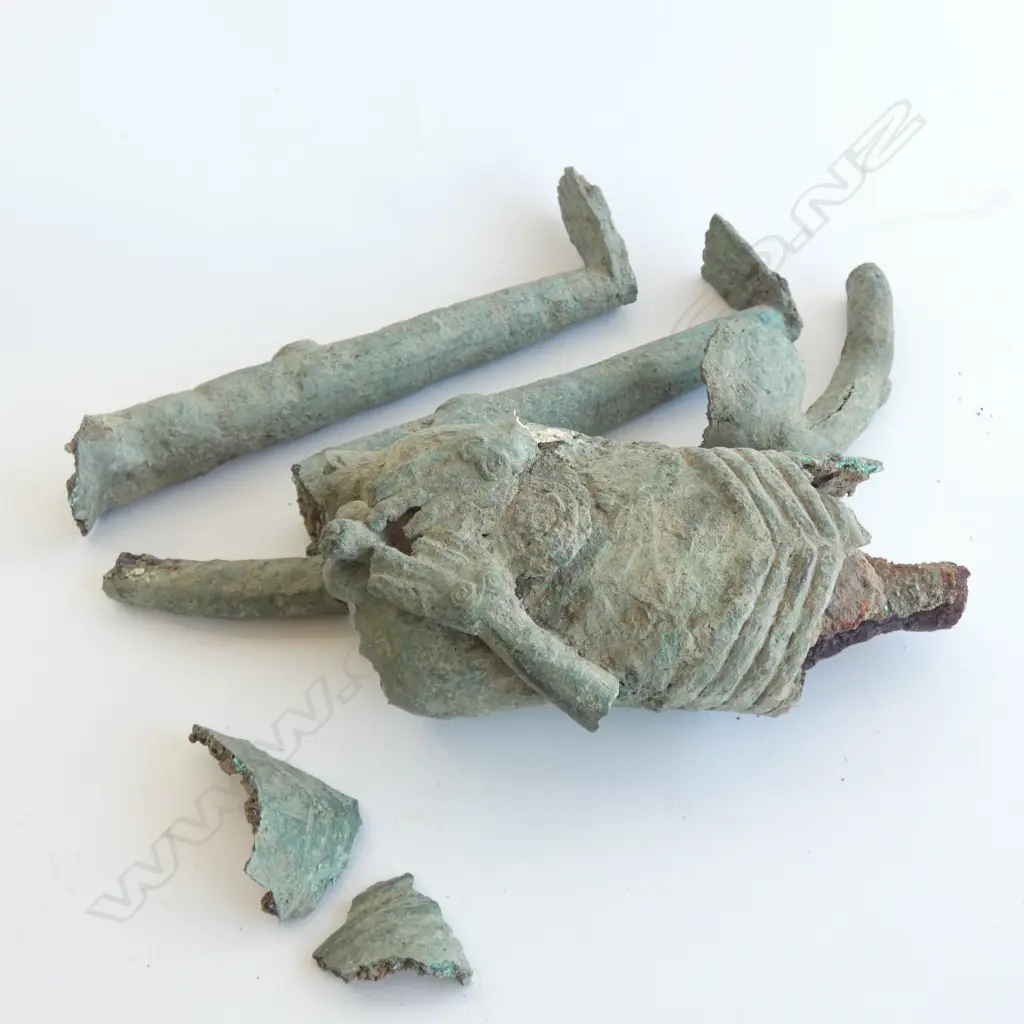FRAGMENTS OF OLD ASIAN FIGURINE  Image 1++