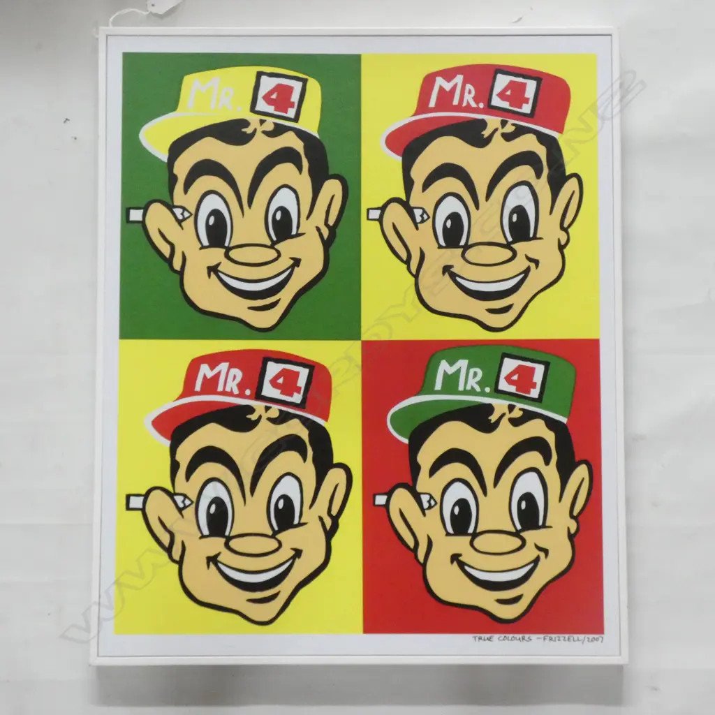 DICK FRIZZELL 'MR 4' PRINT 530x440mm Image 1++