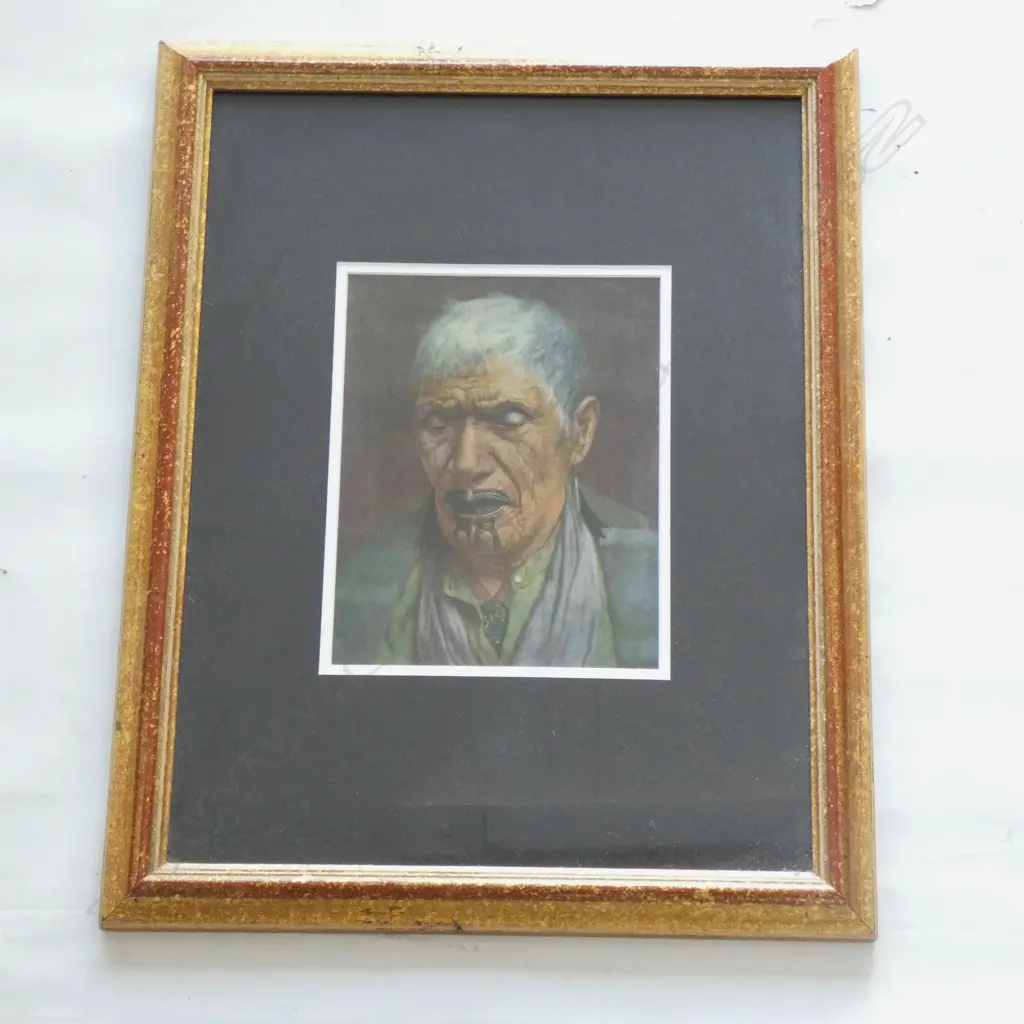 GILT FRAMED GOLDIE PRINT  180 X 240MM  Image 1++