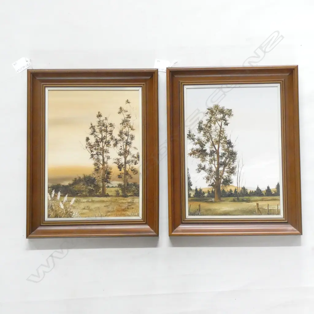 PR JUDITH MORETON OILS; 'FERNHILL' & 'PIAKO' 1977/78 Image 1++