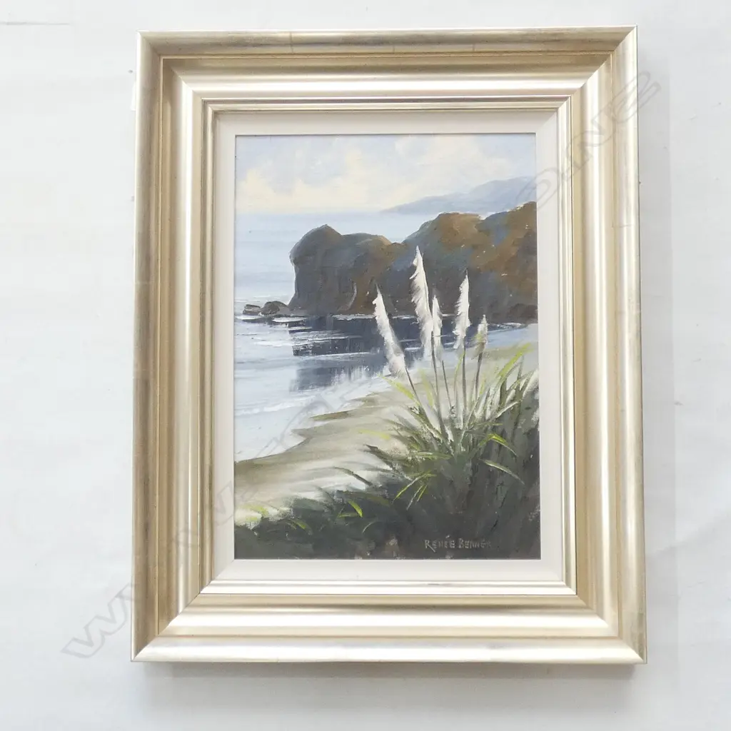 RENEE BENNET 'THE BLUFF (NORTHLAND)' OIL 435x310mm Image 1++