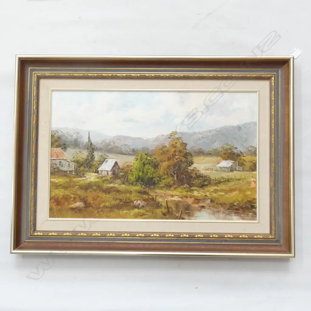 OIL ON BOARD 'OUT FROM ARALVEN' JOHN HINGERTY '85  600 X 370MM Image 1++
