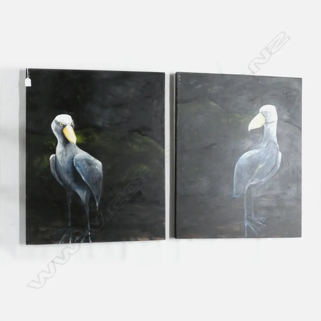 PR BIRD ARTWORKS; ACRYLIC ON CANVAS 760x610mm Image 1++