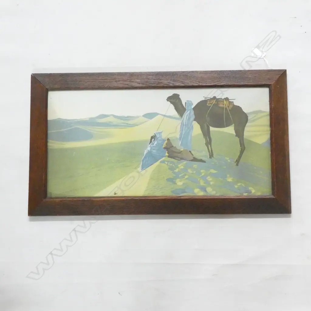 DESERT SCENES CHROMOLITHO BY LEHNERT ET LANDROCK, 5054 ‘LES GRANDES DUNES’, 660mm x 370mm OVERALL. Image 1++