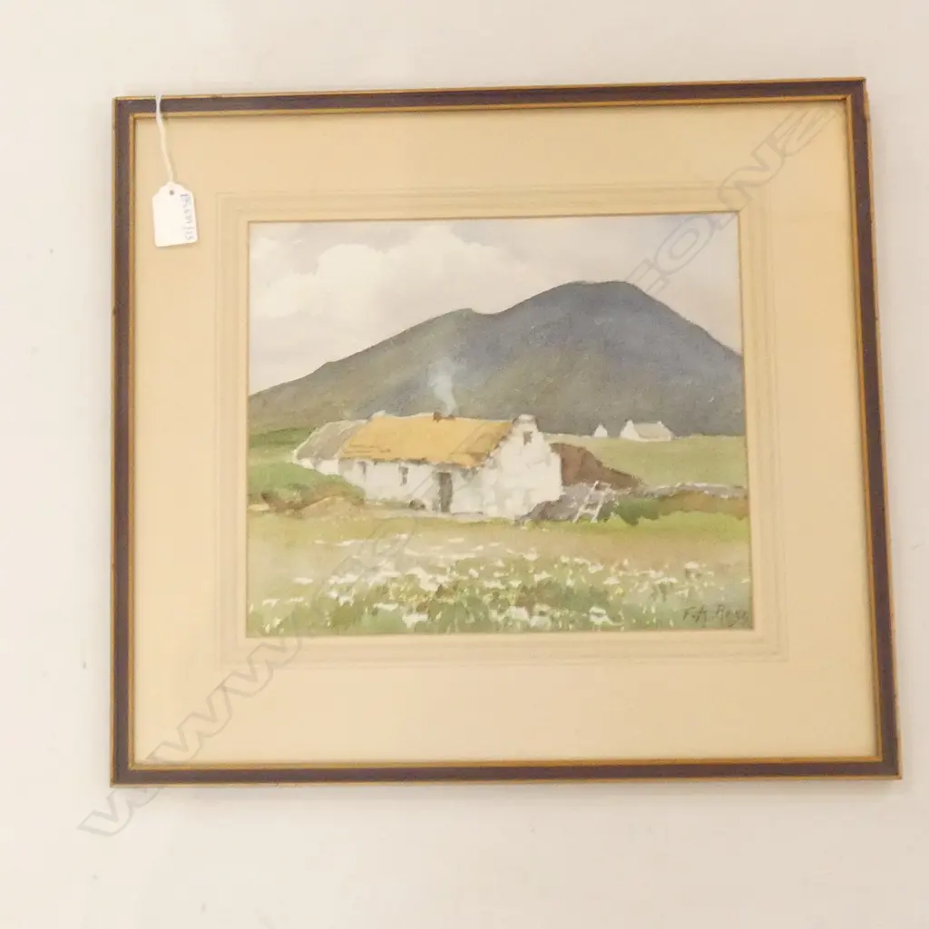 FLORENCE ROSS 'IRISH FARMHOUSE' W/C 235x280mm Image 1++
