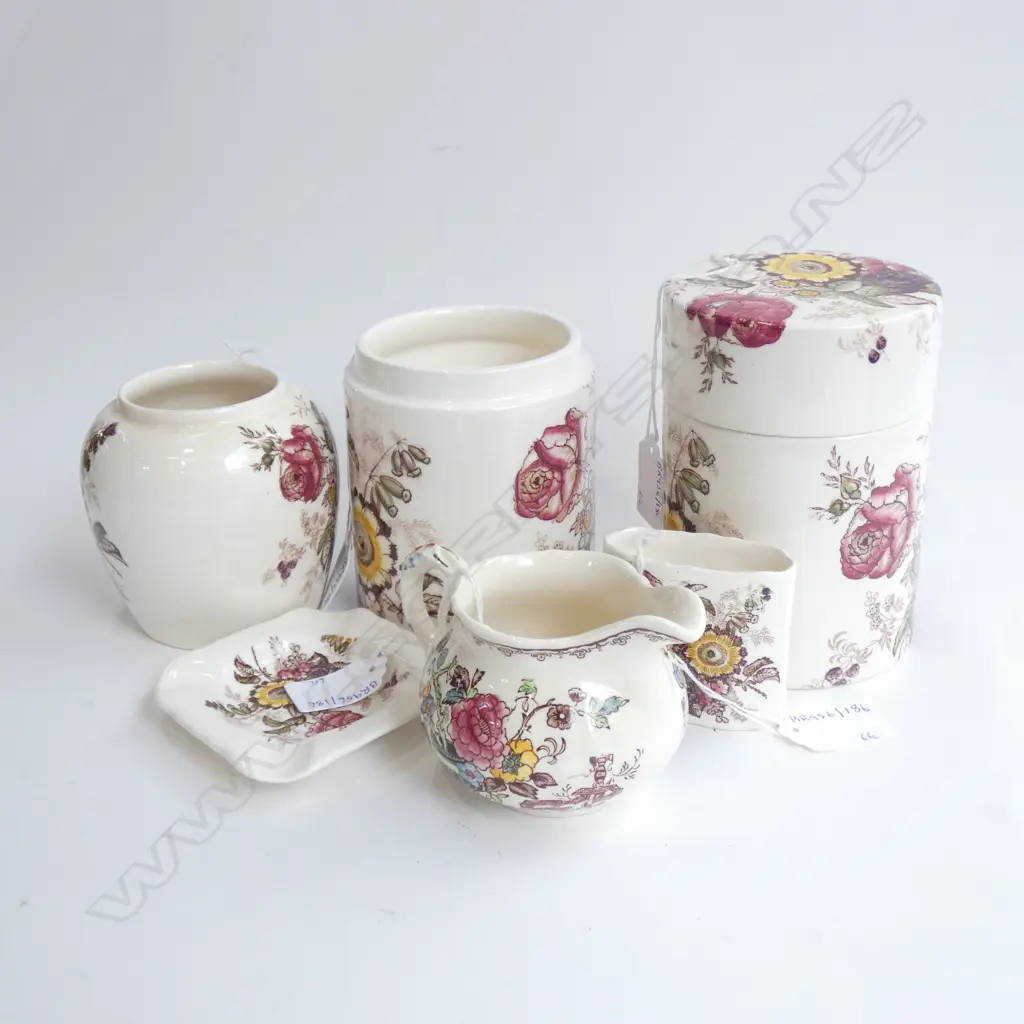 MASON IRONSTONE 6PCS SUNFLOWER PAT Image 1++