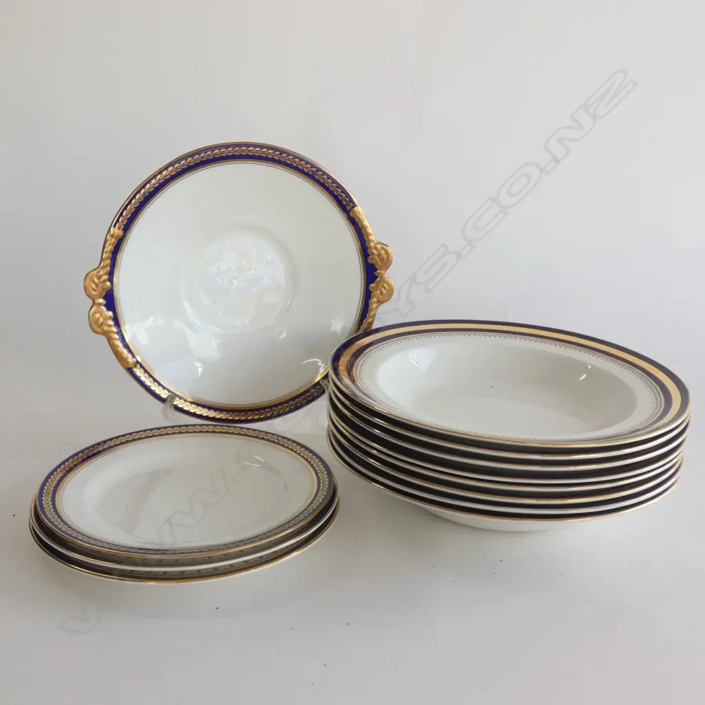 8 BOOTHS SOUP BOWLS & 4 OTHERS OF SIMILAR PATTERN Image 1++