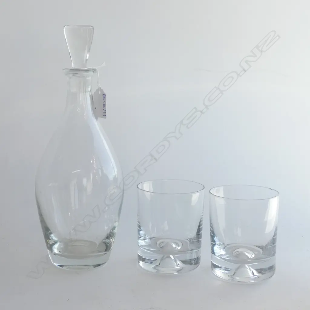 DECANTER H.290mm & 2 GLASSES Image 1++