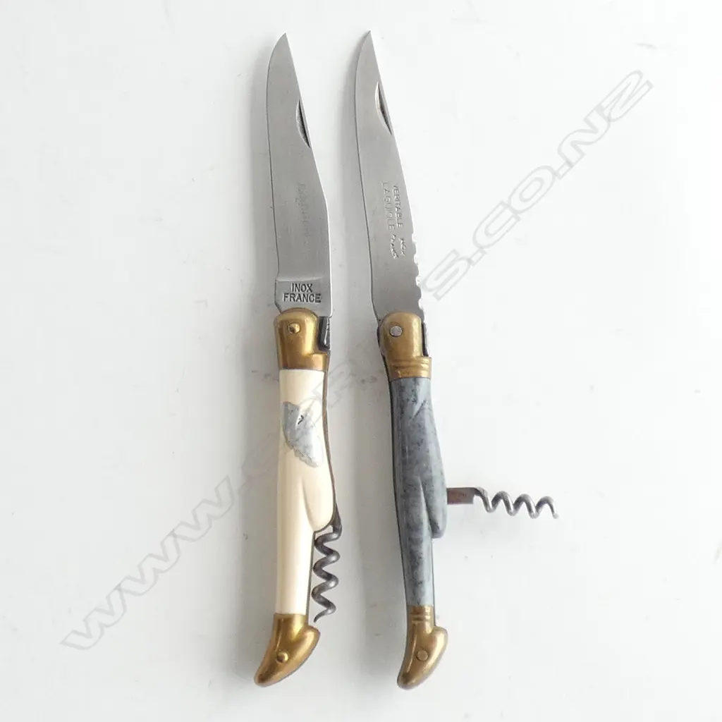 2 LAGUIOLE FRENCH POCKET KNIVES Image 1++