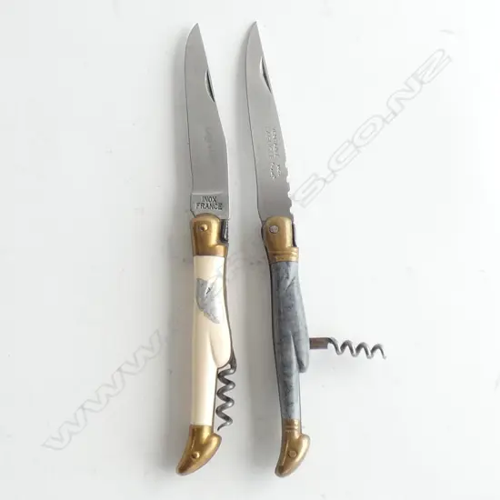 2 LAGUIOLE FRENCH POCKET KNIVES