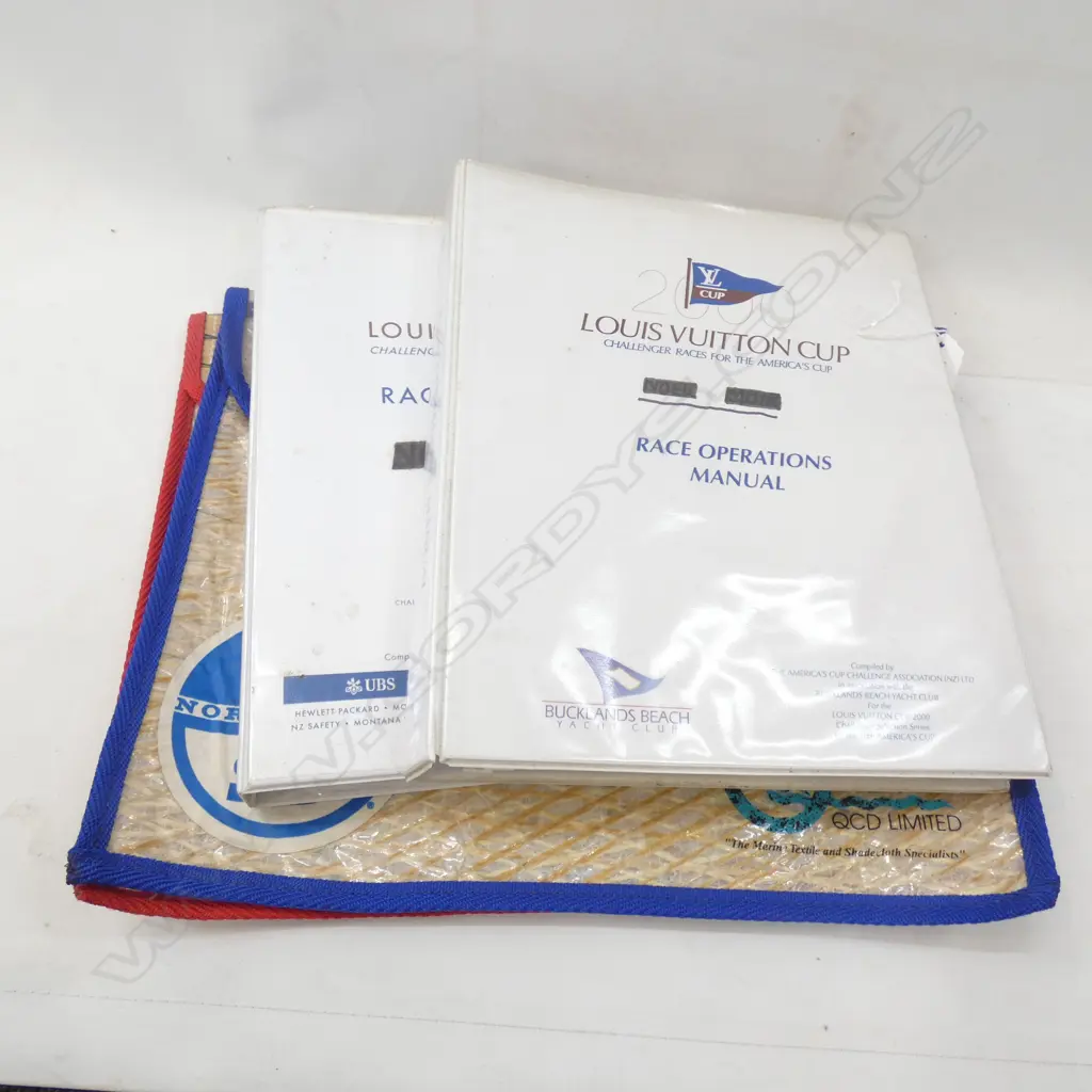 RTV 2 RACE OPERATIONS MANUALS FOR THE LOUIS VUITTON CHALLENGER  CUP AUCKLAND Image 1++