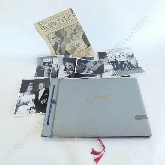 1962 PHOTOS/PRESS CLIPPINGS WALTER & HERMINE STEIN'S VISIT 