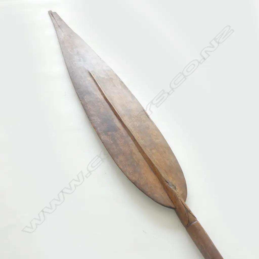 VINTAGE ETHNIC ISLAND CANOE PADDLE  Image 1++
