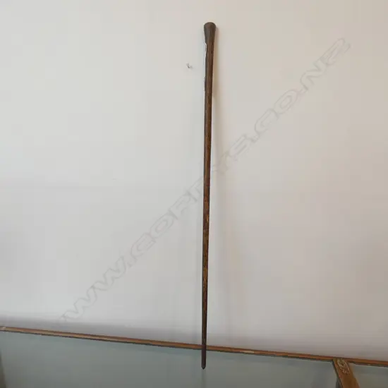 OLD WOODEN WALKING STICK  