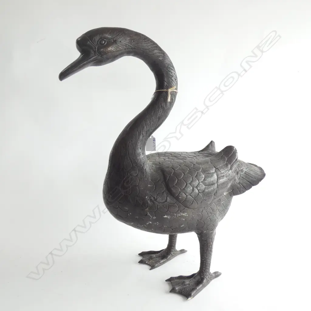 LARGE BRONZE GOOSE H.540mm Image 1++
